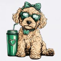 St. PatrickS Day Poodle Lover Design For Dog Moms Adult Drive Performance Visor