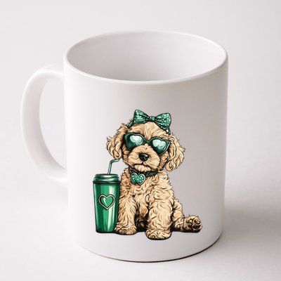 St. PatrickS Day Poodle Lover Design For Dog Moms Mug