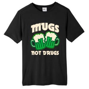 St Patricks Day Mugs Not Drugs Drink Green Beer Tall Fusion ChromaSoft Performance T-Shirt