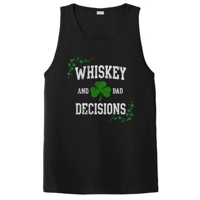 St Patricks Day With Whiskey And Bad Decisions PosiCharge Competitor Tank