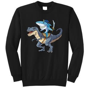 Shark Pirate Dinosaur T Rex Funny Jawsome Gifts Hoodie Sweatshirt