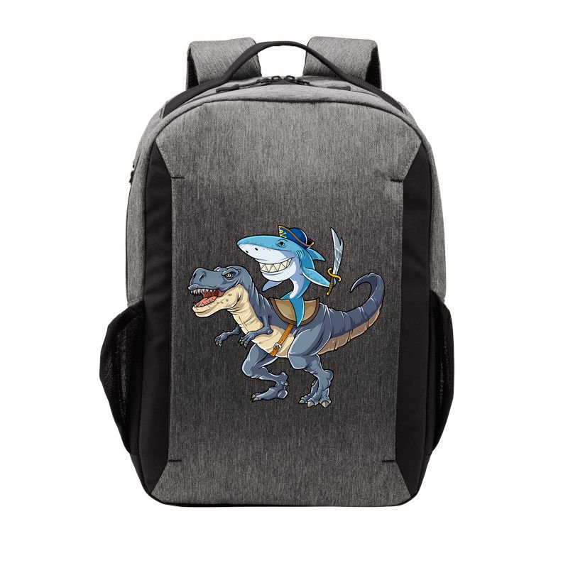 Shark Pirate Dinosaur T Rex Funny Jawsome Gifts Hoodie Vector Backpack