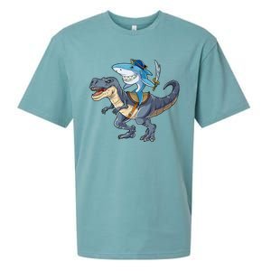 Shark Pirate Dinosaur T Rex Funny Jawsome Gifts Hoodie Sueded Cloud Jersey T-Shirt