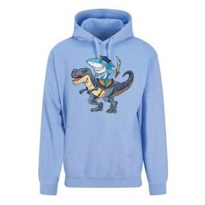 Shark Pirate Dinosaur T Rex Funny Jawsome Gifts Hoodie Unisex Surf Hoodie