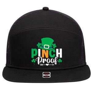 St Patricks Day Cute Gift 7 Panel Mesh Trucker Snapback Hat