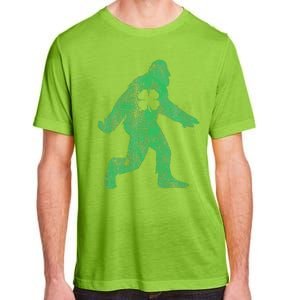 St Patricks Day Bigfoot Irish Sasqautch Saint Paddy's Gift Adult ChromaSoft Performance T-Shirt