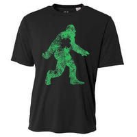 St Patricks Day Bigfoot Irish Sasqautch Saint Paddy's Gift Cooling Performance Crew T-Shirt