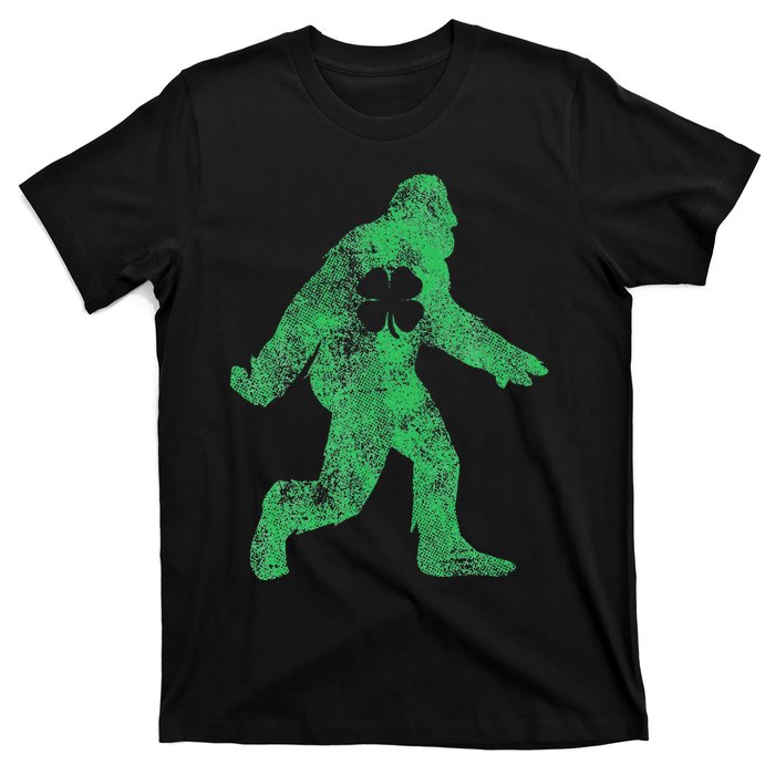 St Patricks Day Bigfoot Irish Sasqautch Saint Paddy's Gift T-Shirt