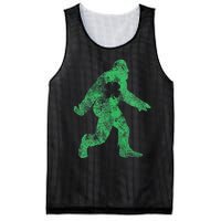 St Patricks Day Bigfoot Irish Sasqautch Saint Paddy's Gift Mesh Reversible Basketball Jersey Tank