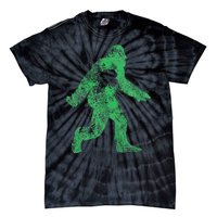 St Patricks Day Bigfoot Irish Sasqautch Saint Paddy's Gift Tie-Dye T-Shirt