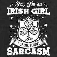 St Patrick's Day Irish Girl I'm an Irish Girl Funny Patricks 11oz C Handle Ceramic Mug