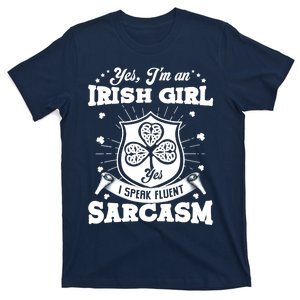 St Patrick's Day Irish Girl I'm an Irish Girl Funny Patricks T-Shirt