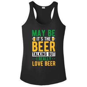 St Patricks Day Meaningful Gift Ladies PosiCharge Competitor Racerback Tank