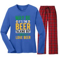 St Patricks Day Meaningful Gift Women's Long Sleeve Flannel Pajama Set 