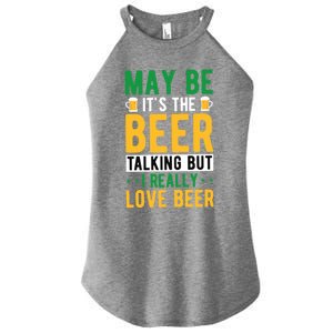 St Patricks Day Meaningful Gift Women's Perfect Tri Rocker Tank