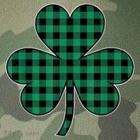 St Patricks Day Shirt Irish Wo  Plaid Graphic Shamrock Legacy Tie Dye Trucker Hat