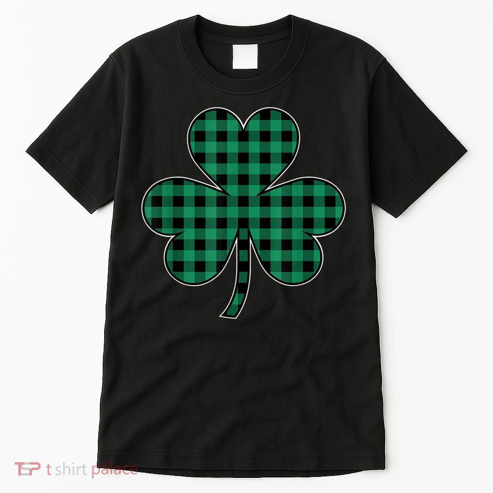 St Patricks Day Shirt Irish Wo  Plaid Graphic Shamrock Tall T-Shirt