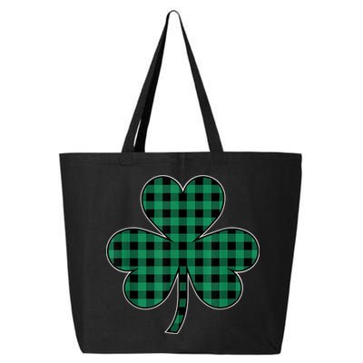 St Patricks Day Shirt Irish Wo  Plaid Graphic Shamrock 25L Jumbo Tote