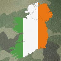 St. Patrick's Day Irish Map And Flag Of Ireland Legacy Tie Dye Trucker Hat
