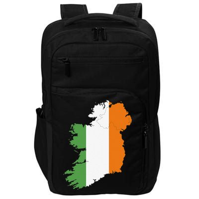 St. Patrick's Day Irish Map And Flag Of Ireland Impact Tech Backpack