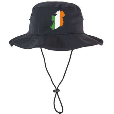 St. Patrick's Day Irish Map And Flag Of Ireland Bucket Hat