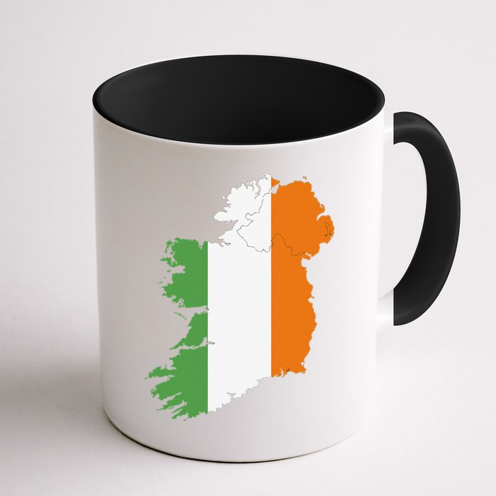 St. Patrick's Day Irish Map And Flag Of Ireland Mug