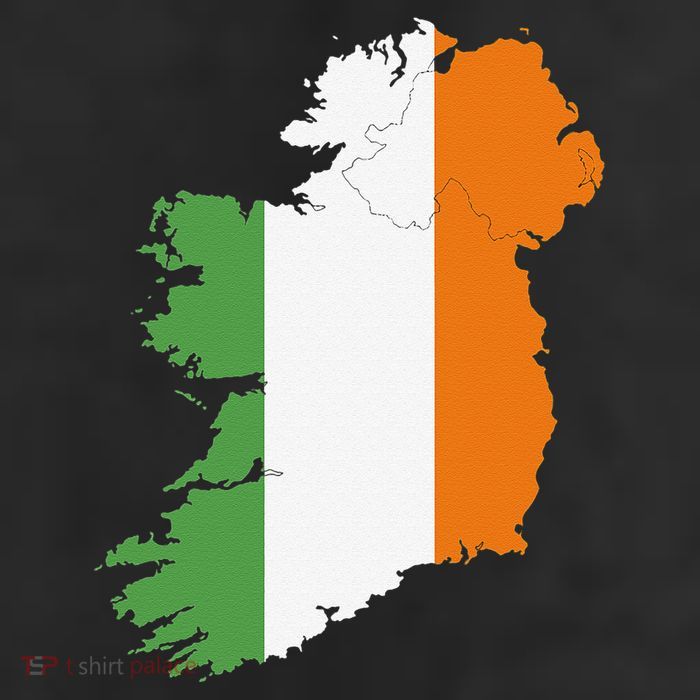 St. Patrick's Day Irish Map And Flag Of Ireland Beanie