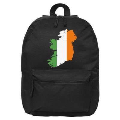 St. Patrick's Day Irish Map And Flag Of Ireland 16 in Basic Backpack