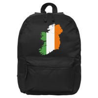 St. Patrick's Day Irish Map And Flag Of Ireland 16 in Basic Backpack