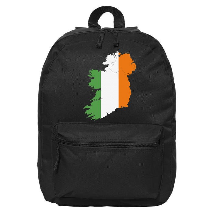 St. Patrick's Day Irish Map And Flag Of Ireland 16 in Basic Backpack