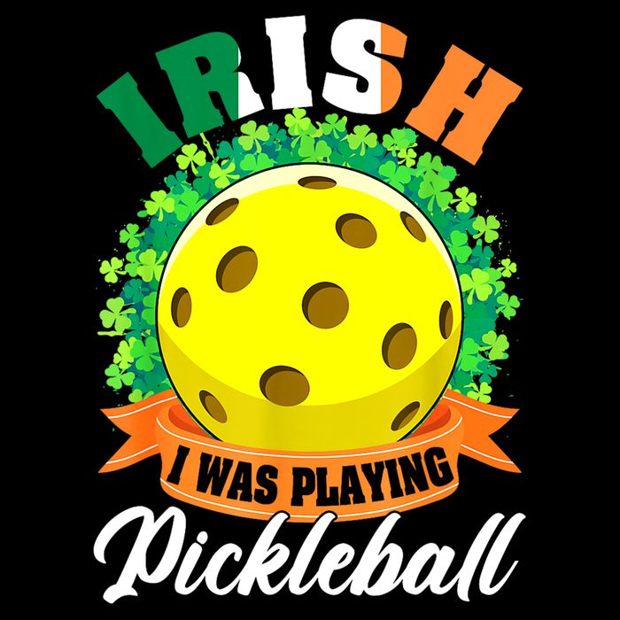 St Patricks Day Irish I Was Playing Pickleball Ball Shamrock Gift Impact Tech Backpack