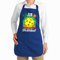 St Patricks Day Irish I Was Playing Pickleball Ball Shamrock Gift Apron