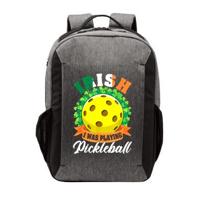 St Patricks Day Irish I Was Playing Pickleball Ball Shamrock Gift Vector Backpack