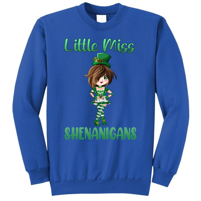 St Patricks Day Anime Leprechaun Miss Shenanigans Teen Gift Sweatshirt