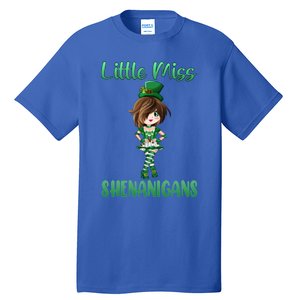 St Patricks Day Anime Leprechaun Miss Shenanigans Teen Gift Tall T-Shirt