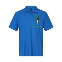 St Patricks Day Anime Leprechaun Miss Shenanigans Teen Gift Softstyle Adult Sport Polo