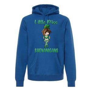 St Patricks Day Anime Leprechaun Miss Shenanigans Teen Gift Premium Hoodie