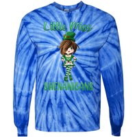 St Patricks Day Anime Leprechaun Miss Shenanigans Teen Gift Tie-Dye Long Sleeve Shirt