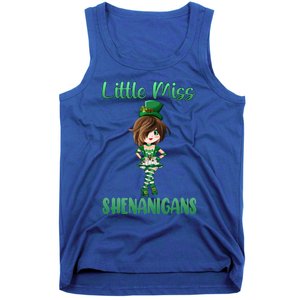 St Patricks Day Anime Leprechaun Miss Shenanigans Teen Gift Tank Top