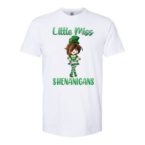 St Patricks Day Anime Leprechaun Miss Shenanigans Teen Gift Softstyle CVC T-Shirt