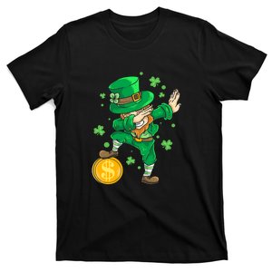 St Patricks Day Shirt Dabbing Leprechaun Boys Kids Men Dab T-Shirt