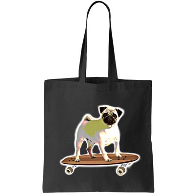 Skateboarding Pug Dog Riding Skateboard Skater Gift Bag