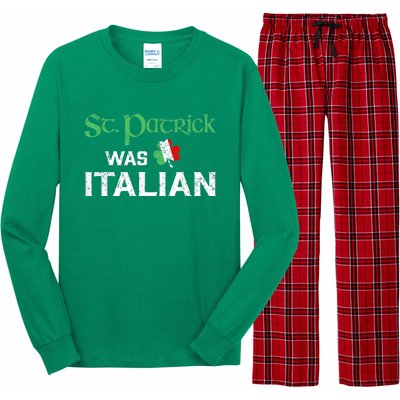 St Patrick's Day Pajama St Patricks Was Italian Long Sleeve Pajama Set