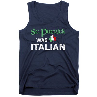 St Patrick's Day Pajama St Patricks Was Italian Tank Top