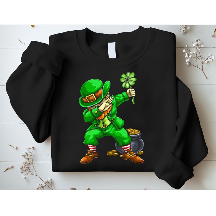 St Patricks Day Dabbing Leprechaun Dab Dance Sweatshirt