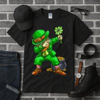 St Patricks Day Dabbing Leprechaun Dab Dance Tall T-Shirt