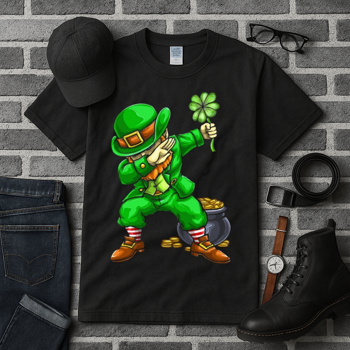 St Patricks Day Dabbing Leprechaun Dab Dance Tall T-Shirt