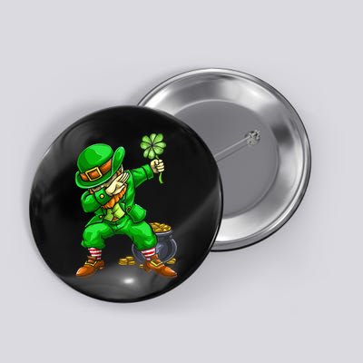 St Patricks Day Dabbing Leprechaun Dab Dance Button