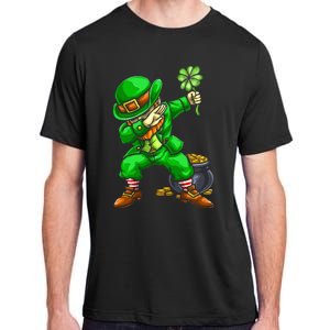 St Patricks Day Dabbing Leprechaun Dab Dance Adult ChromaSoft Performance T-Shirt