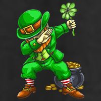 St Patricks Day Dabbing Leprechaun Dab Dance 25L Jumbo Tote